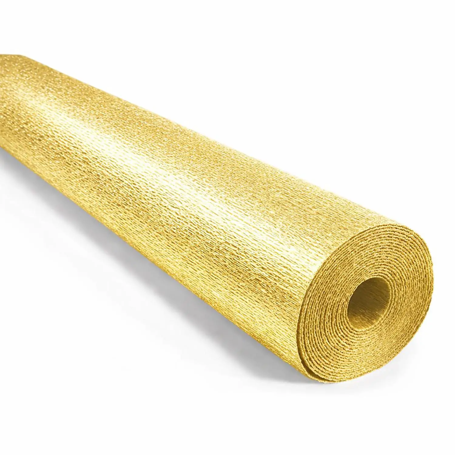 Carta Crespa Pesante Metallizzata Oro 180 g/m² - Rotolo 50 x 250 cm - Carta e cartoncino