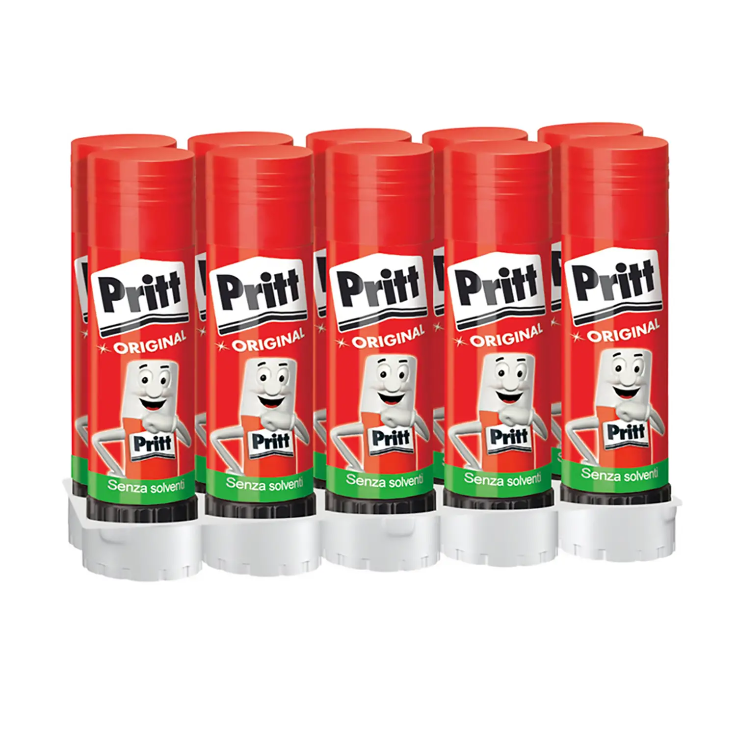Colla Stick Pritt Scuola e Ufficio 43 gr. 10 Pezzi - Nastri adesivi e colle
