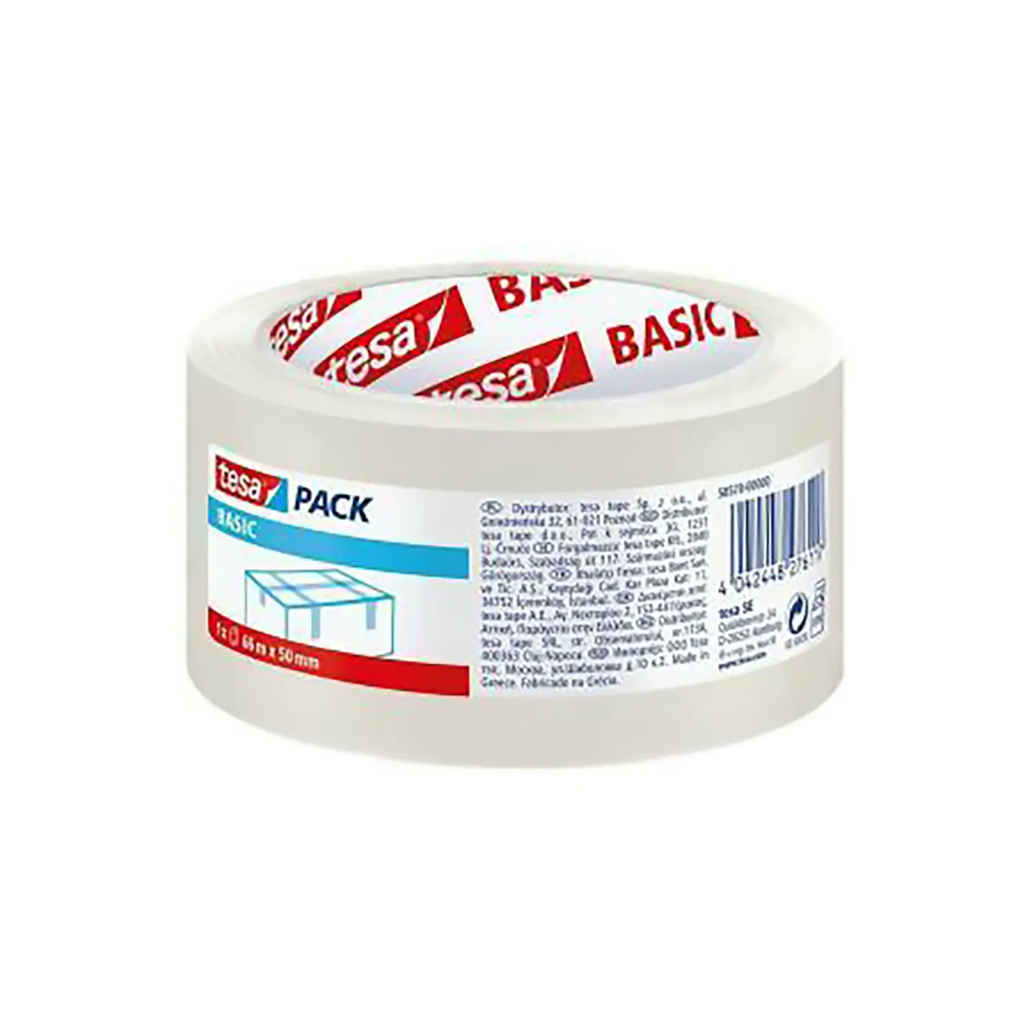 Nastro Adesivo Trasparente 48 mm x 66 m - Nastri adesivi e colle