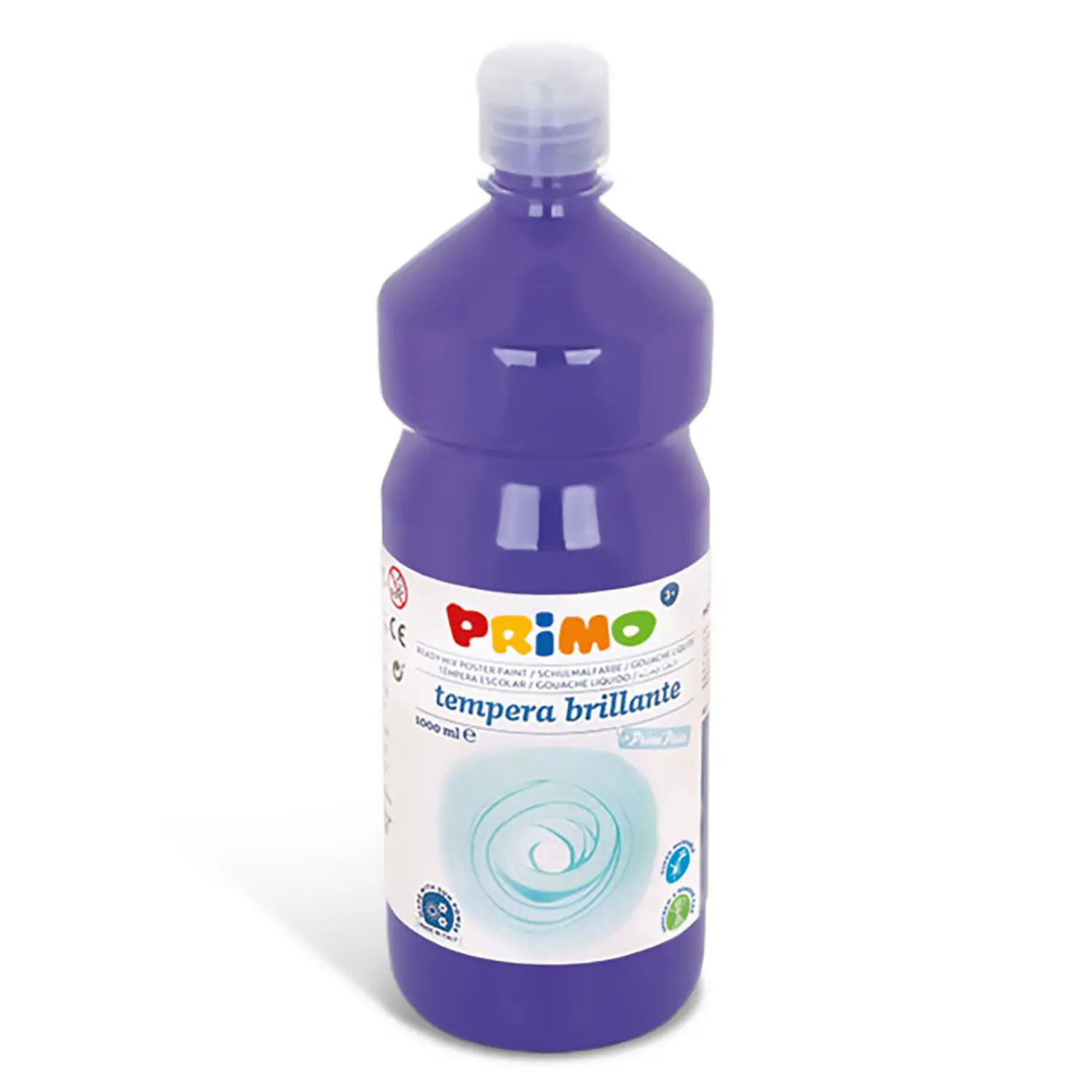 Tempera Pronta Primo Primi Passi Viola 1000 ml – Colore a Tempera Superlavabile - Tempere