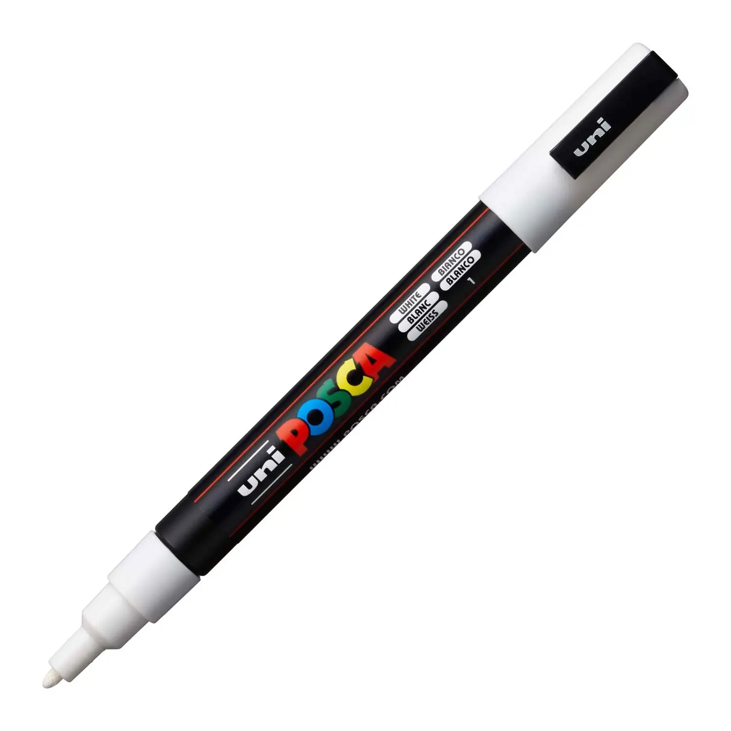 Pennarello Uni Posca - Punta Fine 0,9-1,3 mm – Bianco - Pennarelli