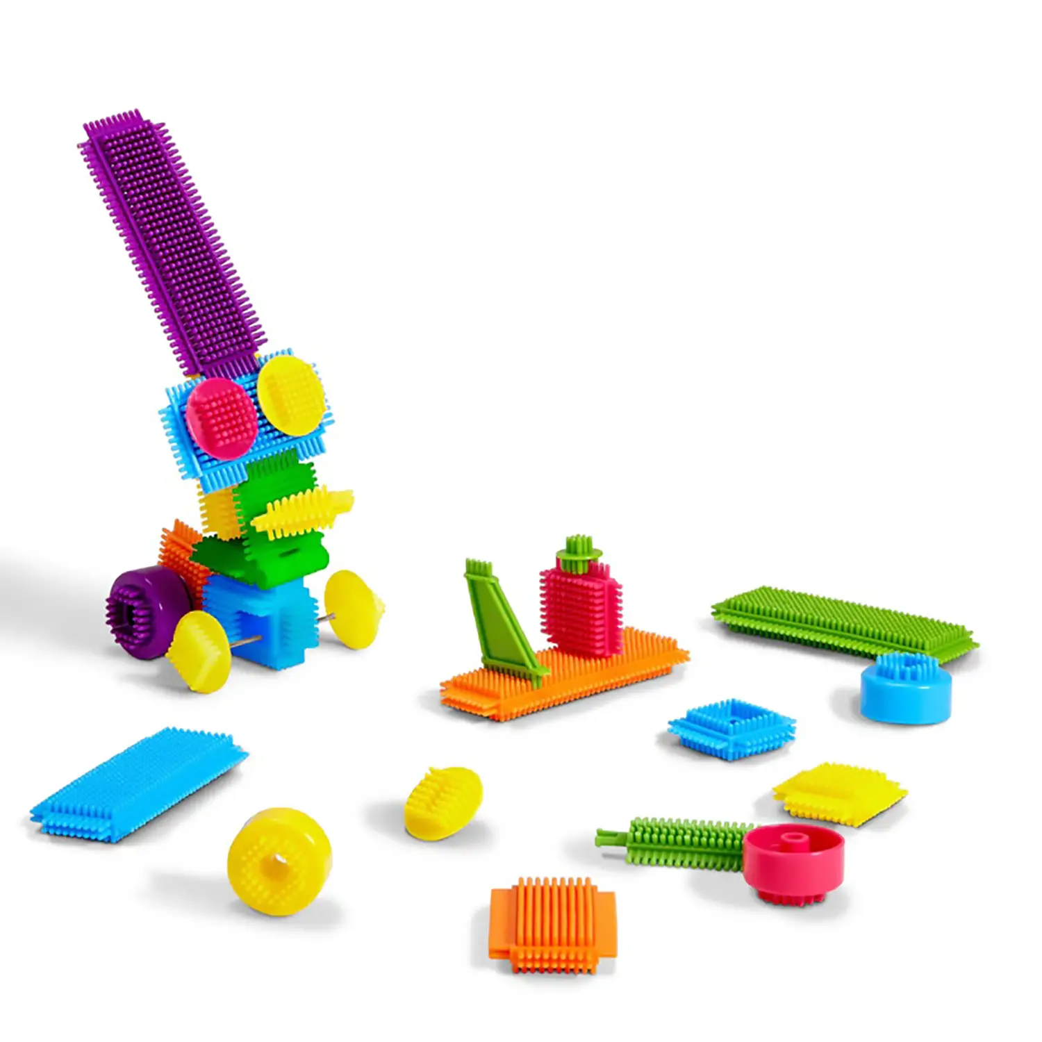 Costruzioni Magic Brix – Set 72 Elementi a Incastro - Costruzioni in plastica