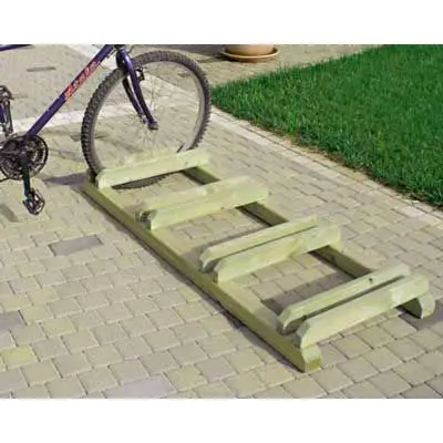 PORTABICI ECO 4 POSTI IN LEGNO - Giochi a molla