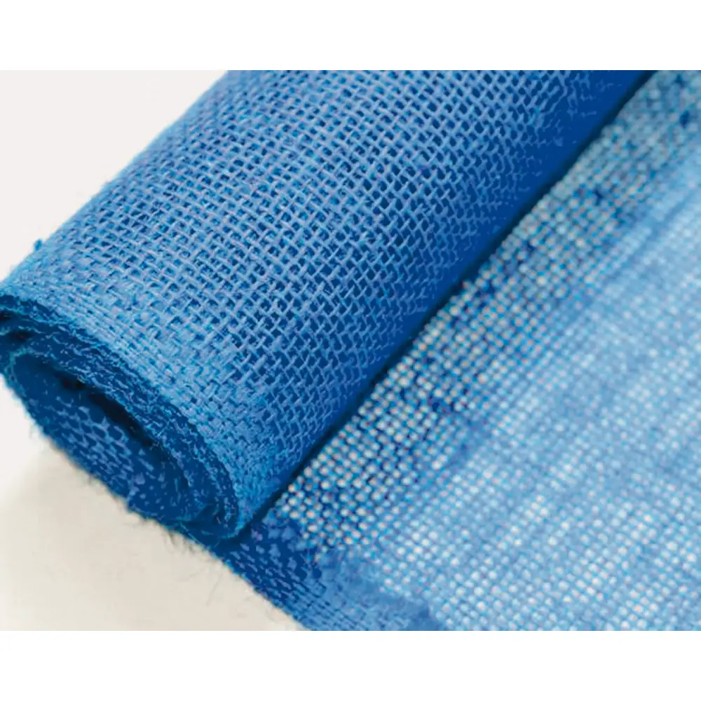 Telo in Juta Blu 100x125 cm – Fibra di Iuta Naturale - Tessuti e stoffe