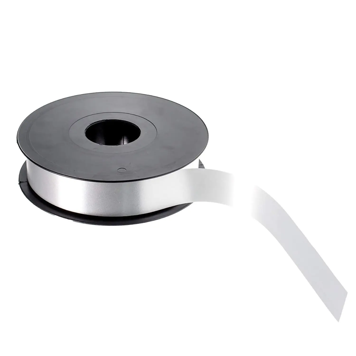 Nastro Regalo Argento Arricciabile 31 mm x 100 Yard – Nastro Decorativo in Polipropilene - Applicazioni e decori