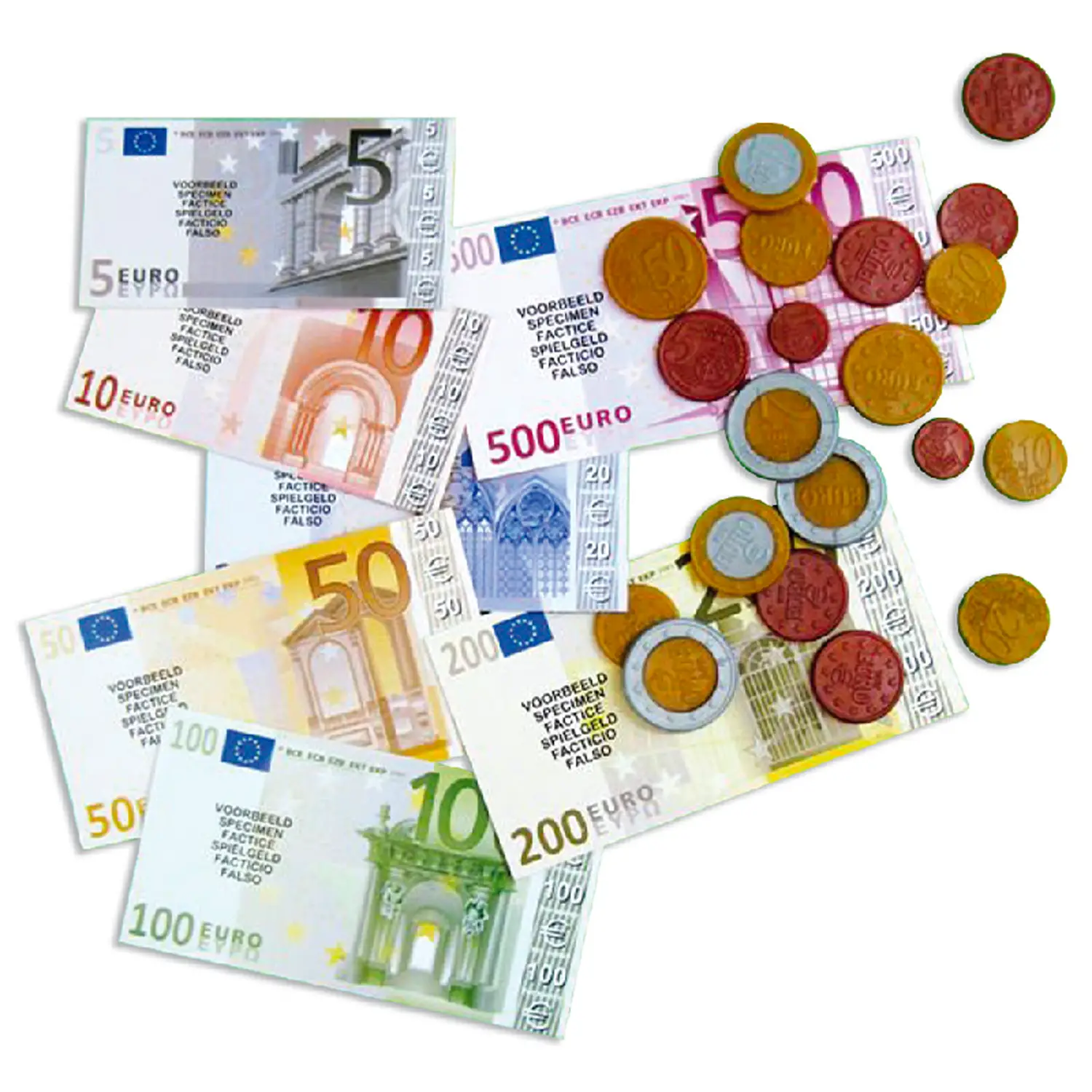 Collezione Educativa di Banconote e Monete Euro – 190 Pezzi - Sistemi e unità di misura