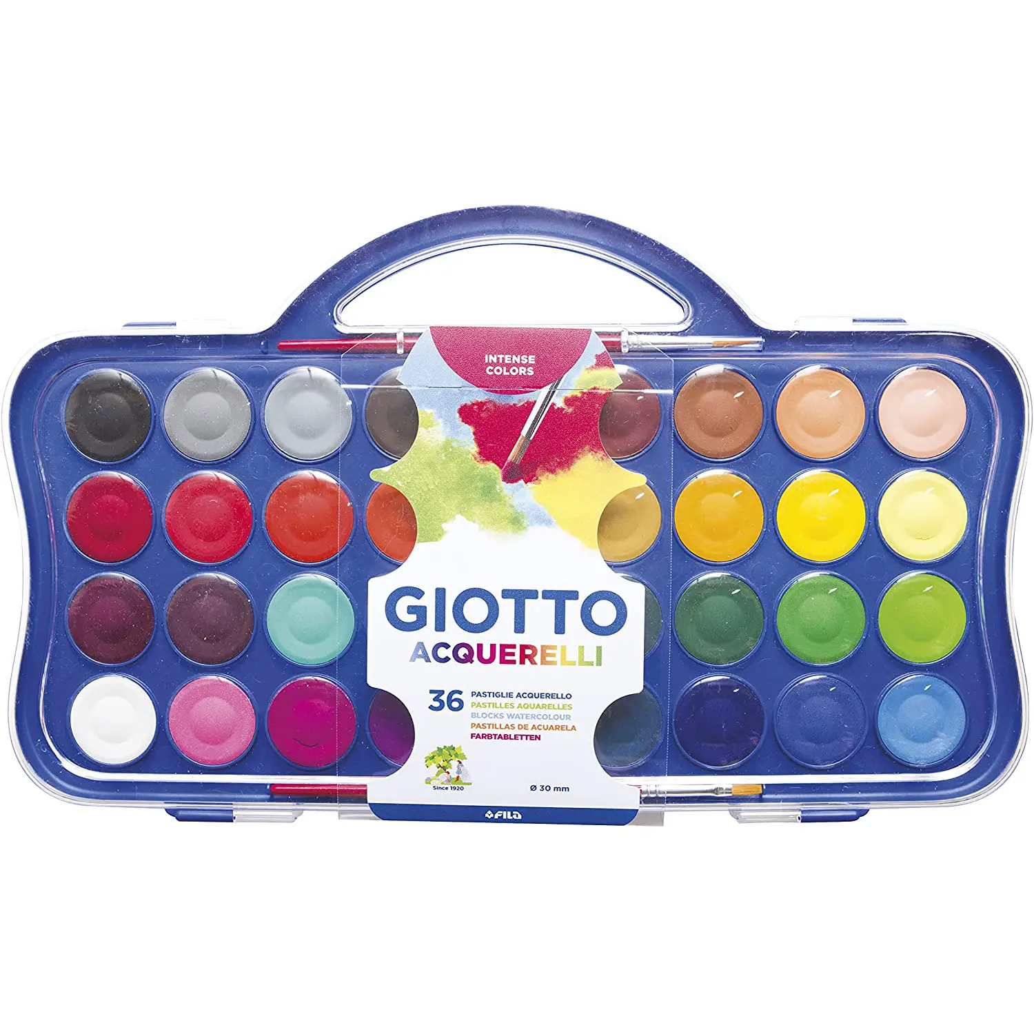 Acquerelli Giotto – Astuccio 36 Colori - Tempere