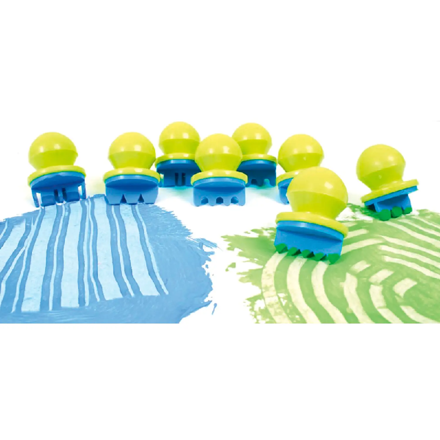 Pomelli per Tracciare Pennelli – Set da 4 Pezzi per Creatività e Hobby - Pennelli e accessori