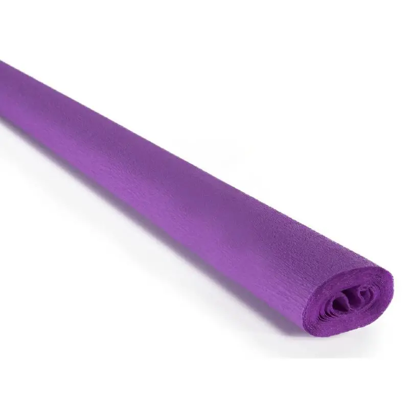 Carta Crespa viola Premium Leggera – Rotolo 50 cm x 2,5 m, 40 g - Carta e cartoncino