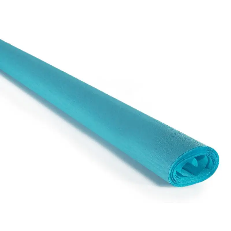 Carta Crespa Premium Extra Celeste – Rotolo 50 cm x 2,5 m, 60 g/m² - Carta e cartoncino