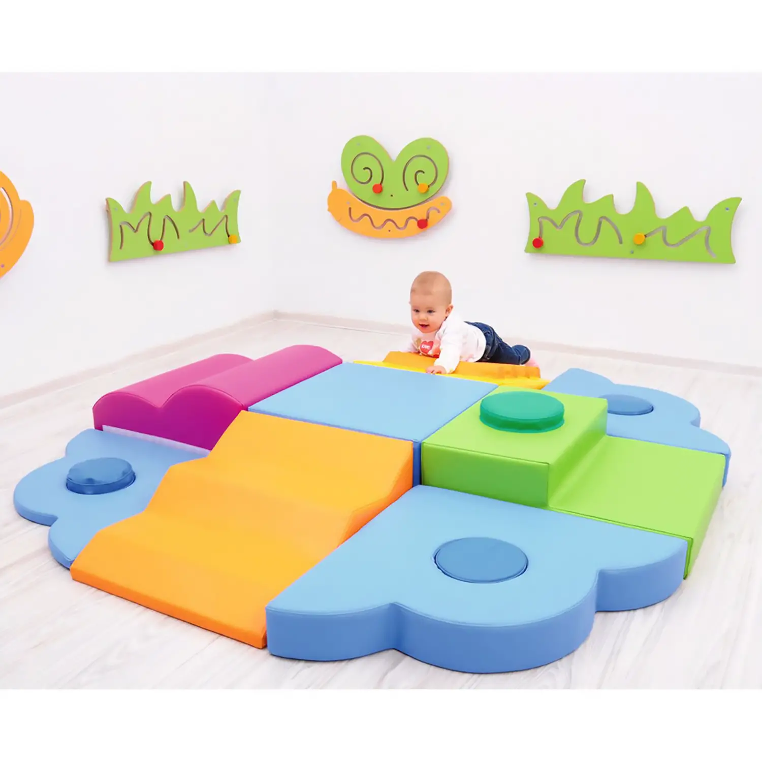 L’Isola Dei Colori – Set di Gioco Educativo Modulabile per Bambini - Percorsi psicomotori