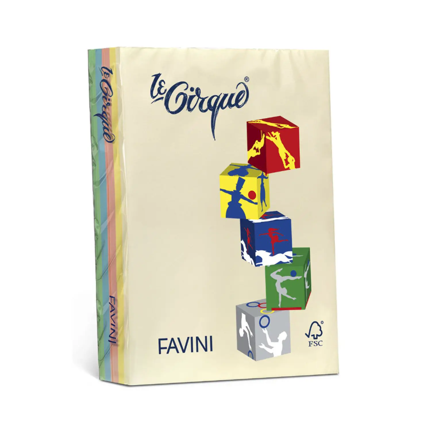 Le Cirque Mix Colori Tenui A4 200 Fogli - Carta e cartoncino