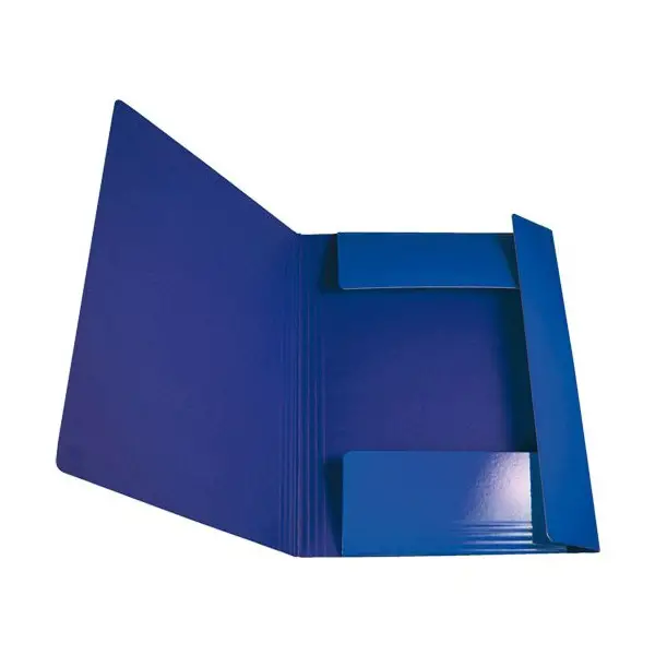 Cartella Presspan con Elastico Blu – 3 Lembi Precordonati - Archiviazione