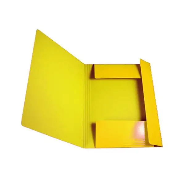 Cartella Presspan con Elastico Gialla - Archiviazione