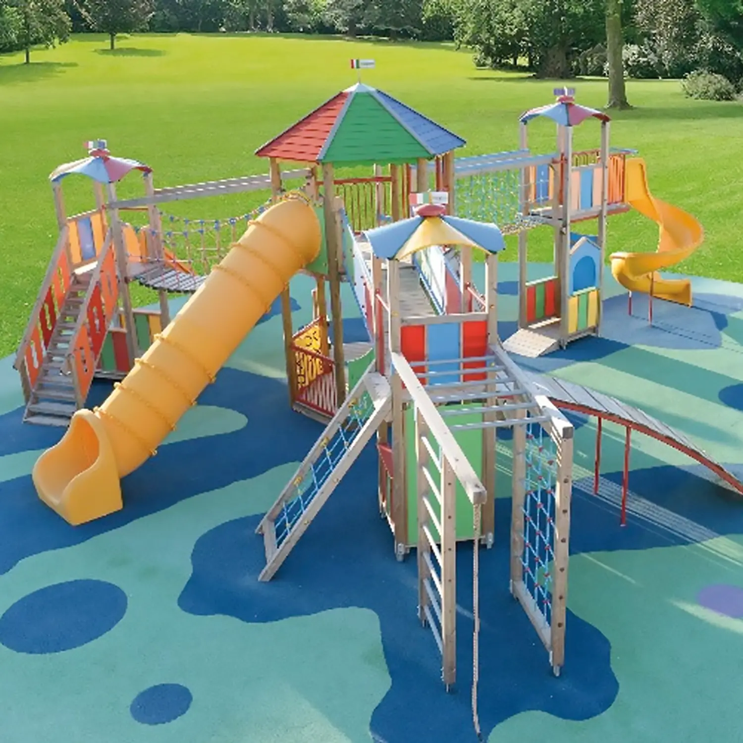 Fortino Ginevra: Struttura di Gioco Esterna Completa - Playgrounds e giostre