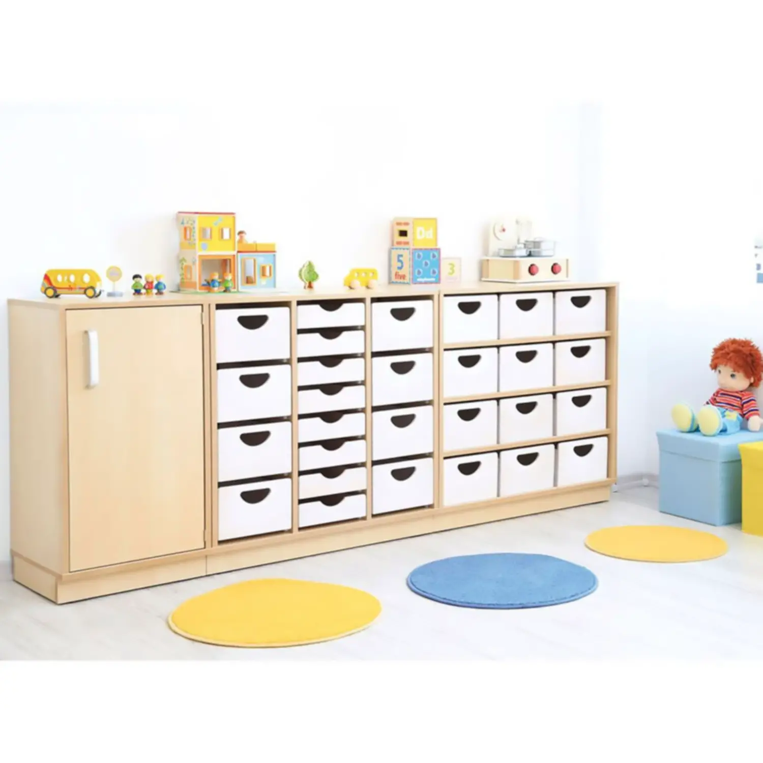 Serie Flexi - Composizione 5 Ideale Per La Scuola Dell'infanzia - Arredo Nido e Infanzia