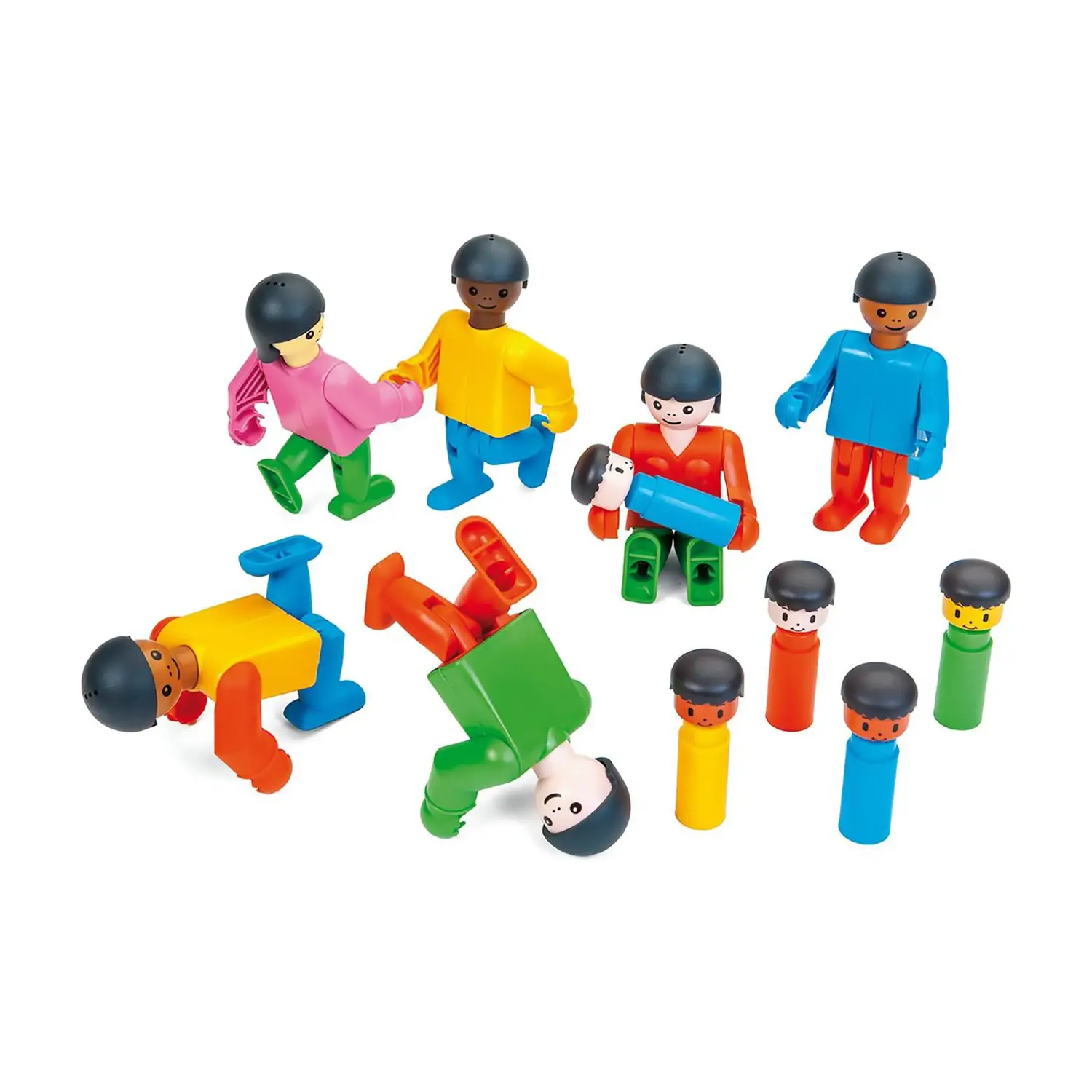 Costruzioni Poly-M Amici del Mondo 47m Elementi - Costruzioni in plastica