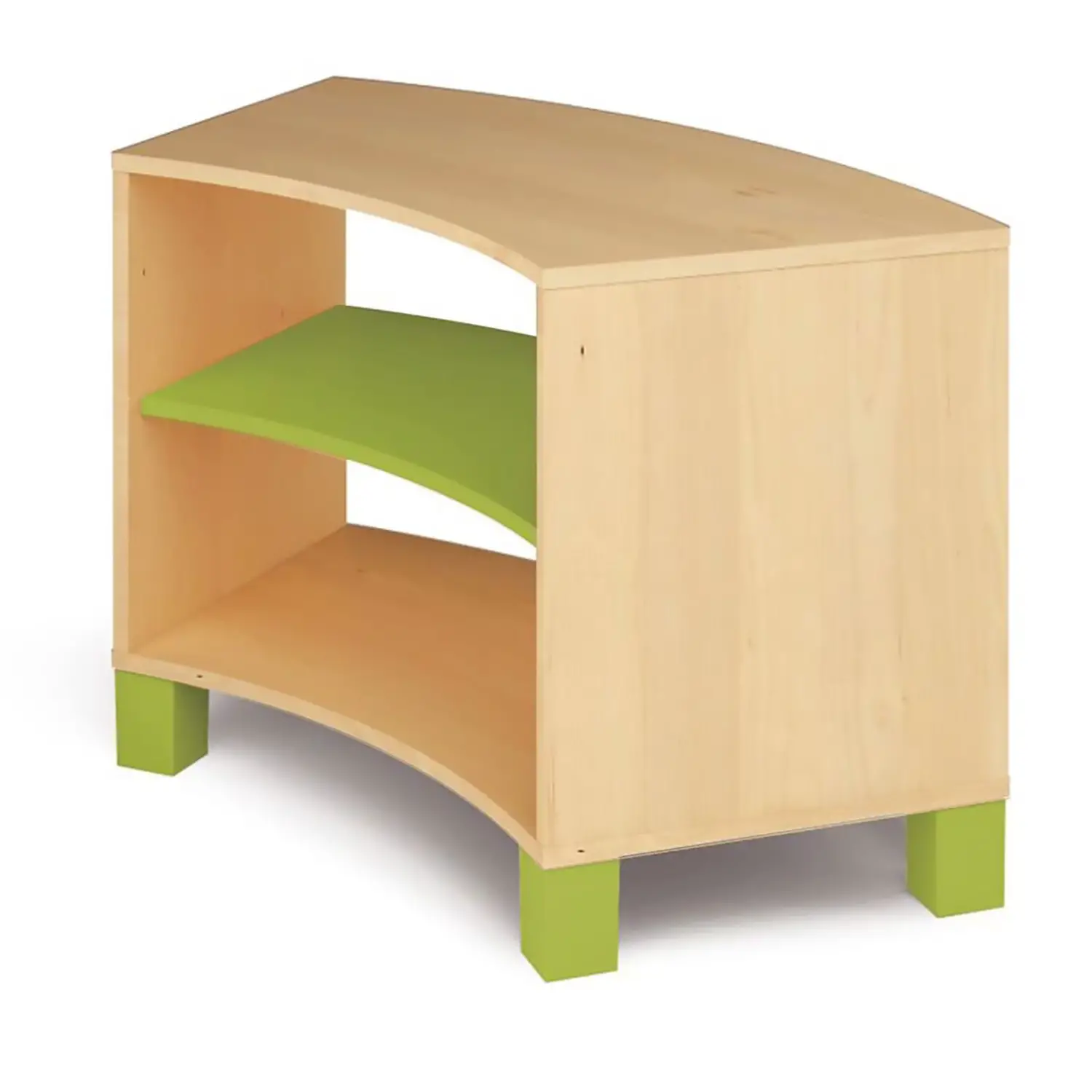 Mobile Divisorio Moba Verde per Ambienti Scolastici, H 63 cm. - Arredo Nido e Infanzia