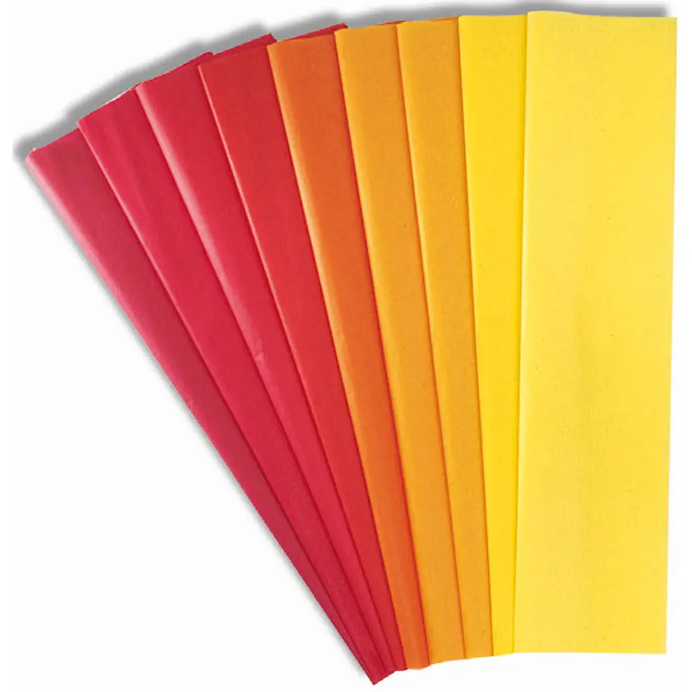 Carta Velina Giodikrea 50x70 – 20 Fogli in Tinte Calde - Carta e cartoncino