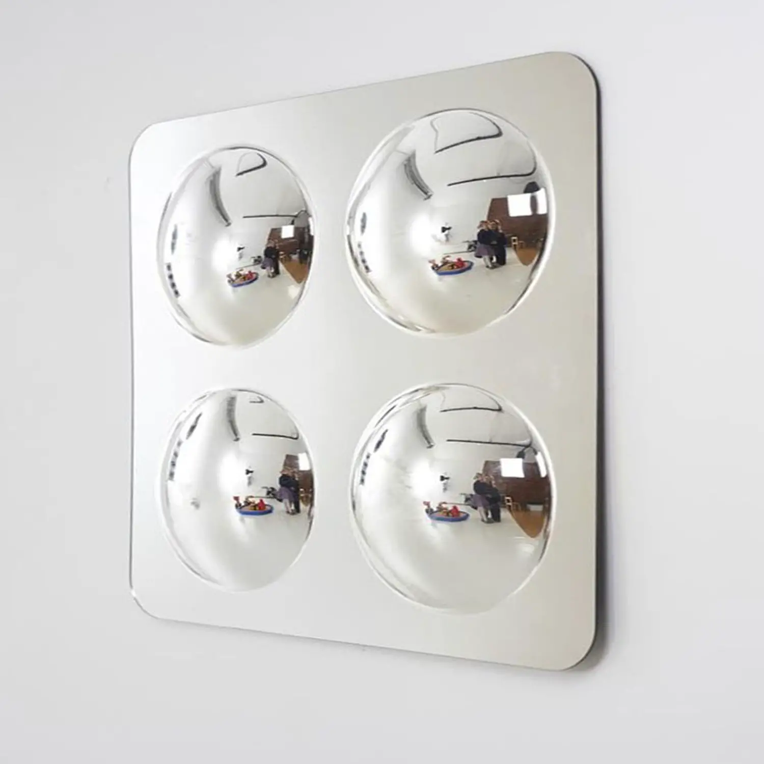 Specchio a 4 Bolle – Esperienza Visiva Divertente per Bambini 49x49 cm - Specchi