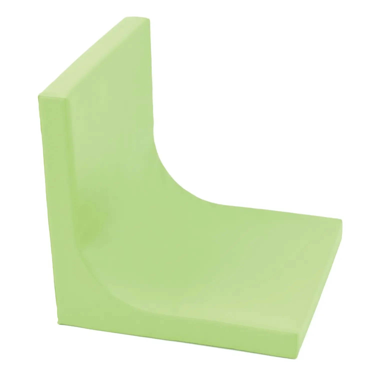 Materassino con Spalliera - 60x60 cm Verde - Serie Quadro - Tappeti e materassi