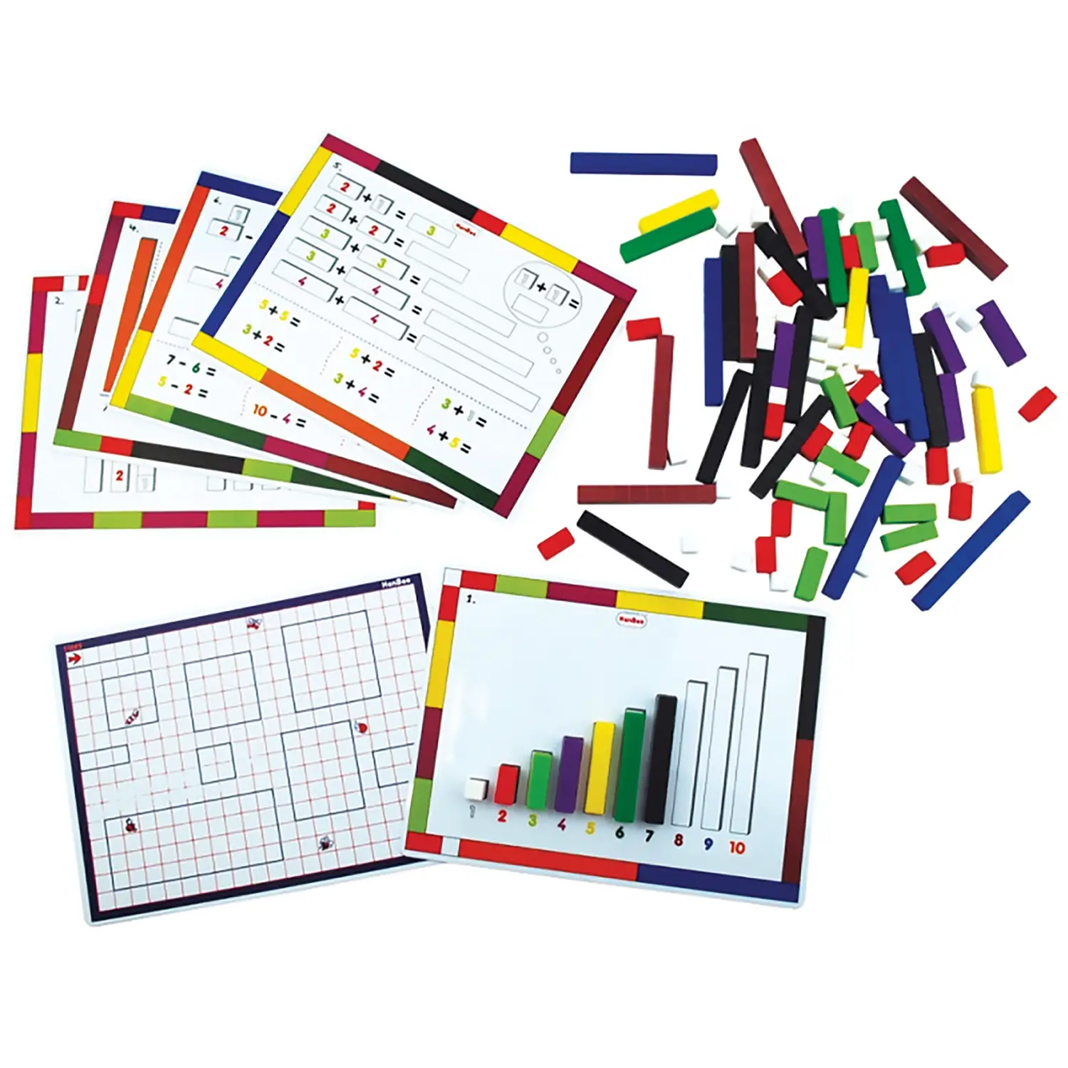Mathrods Set Attività per Regoli – Giochi Matematici e Logici - Classificazione e matematica