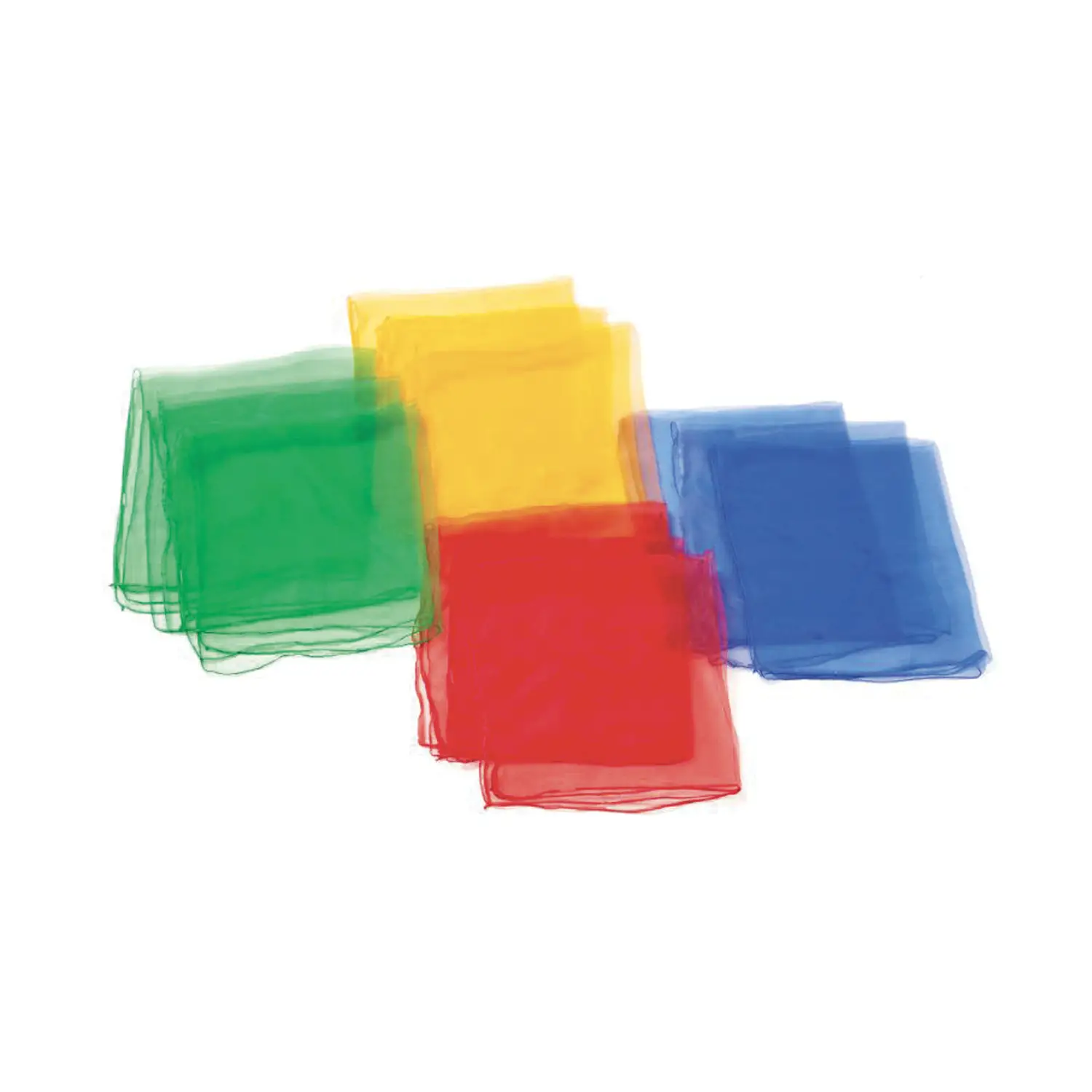 Foulard Psicomotricità Grandi 138 cm – Set 4 Pezzi Colorati - Ritmica