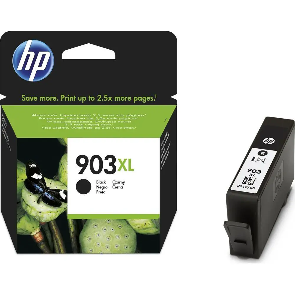 Cartuccia HP 903XL Nero Originale – Alta Capacità (~750 Pagine) per OfficeJet - consumabili