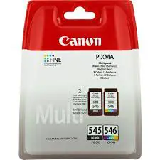CONF. MULTIPACK CARTUCCIA INCHIOSTRO NERO PG-545/CL-546 - consumabili