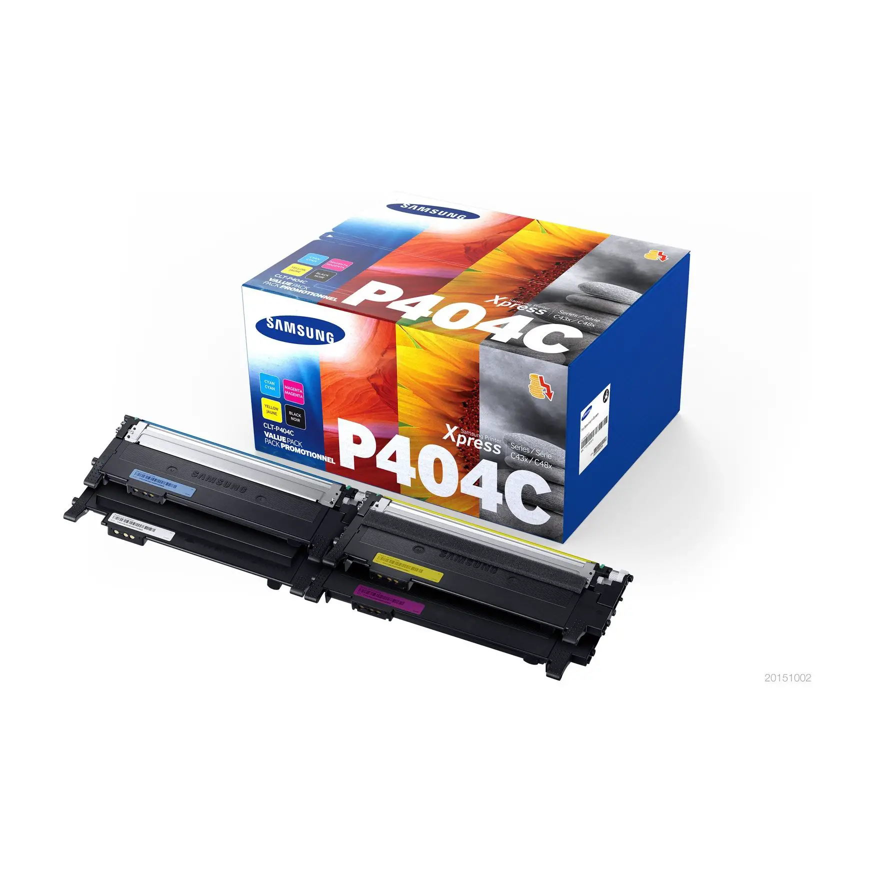 Hp/Samsung Toner Nero/Ciano/Magenta/Giallo CLT-P404C 4 - pacco da 4 - consumabili