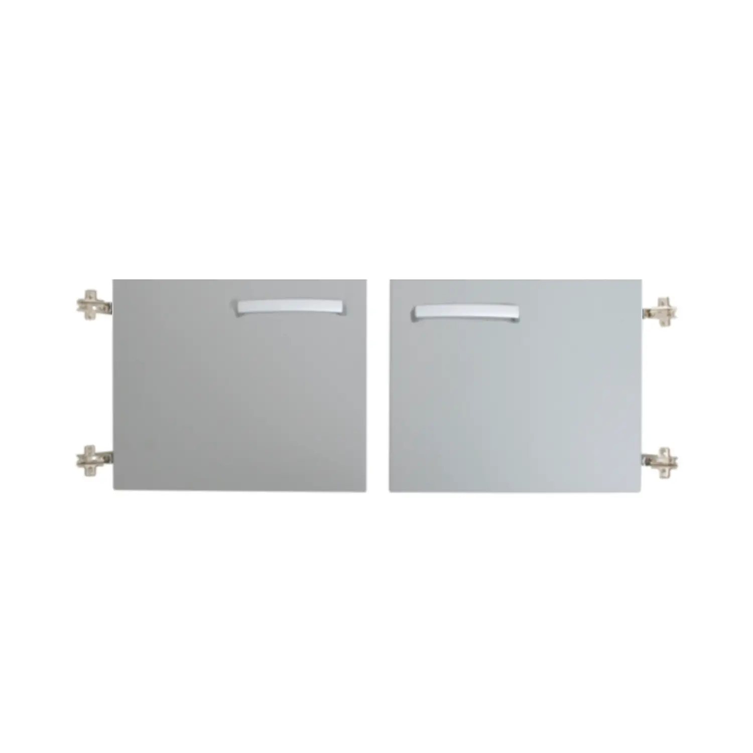 Ante Basse INNOVA Grigio – Coppia Antine per Sopralzo Basso 40,5 x 34,9 cm - Arredo scuola dell'obbligo