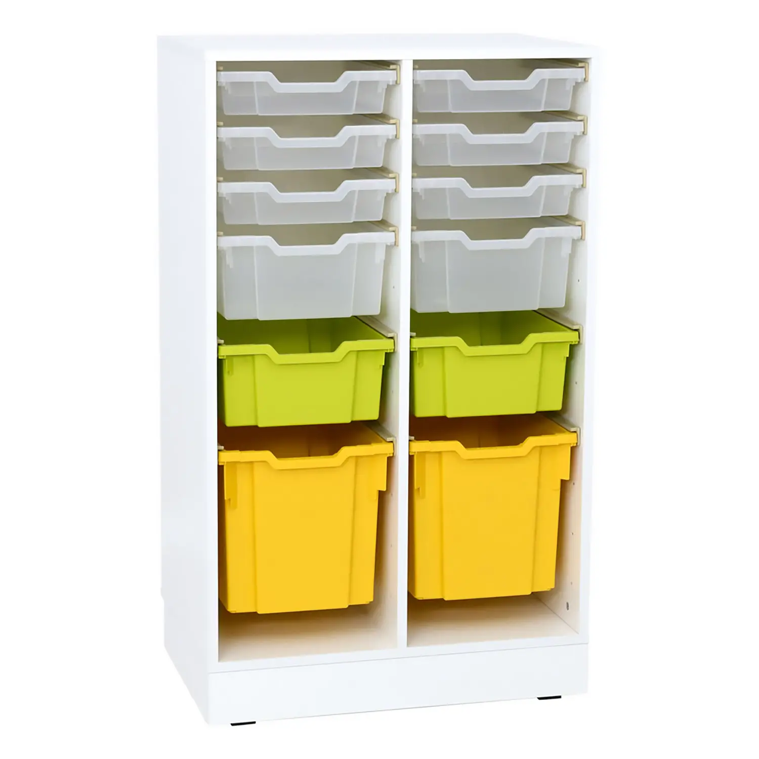 Arredo Scuola Mobile Innova Alto Bianco con 12 Cassetti • Per Ambienti Scolastici - Arredo scuola dell'obbligo