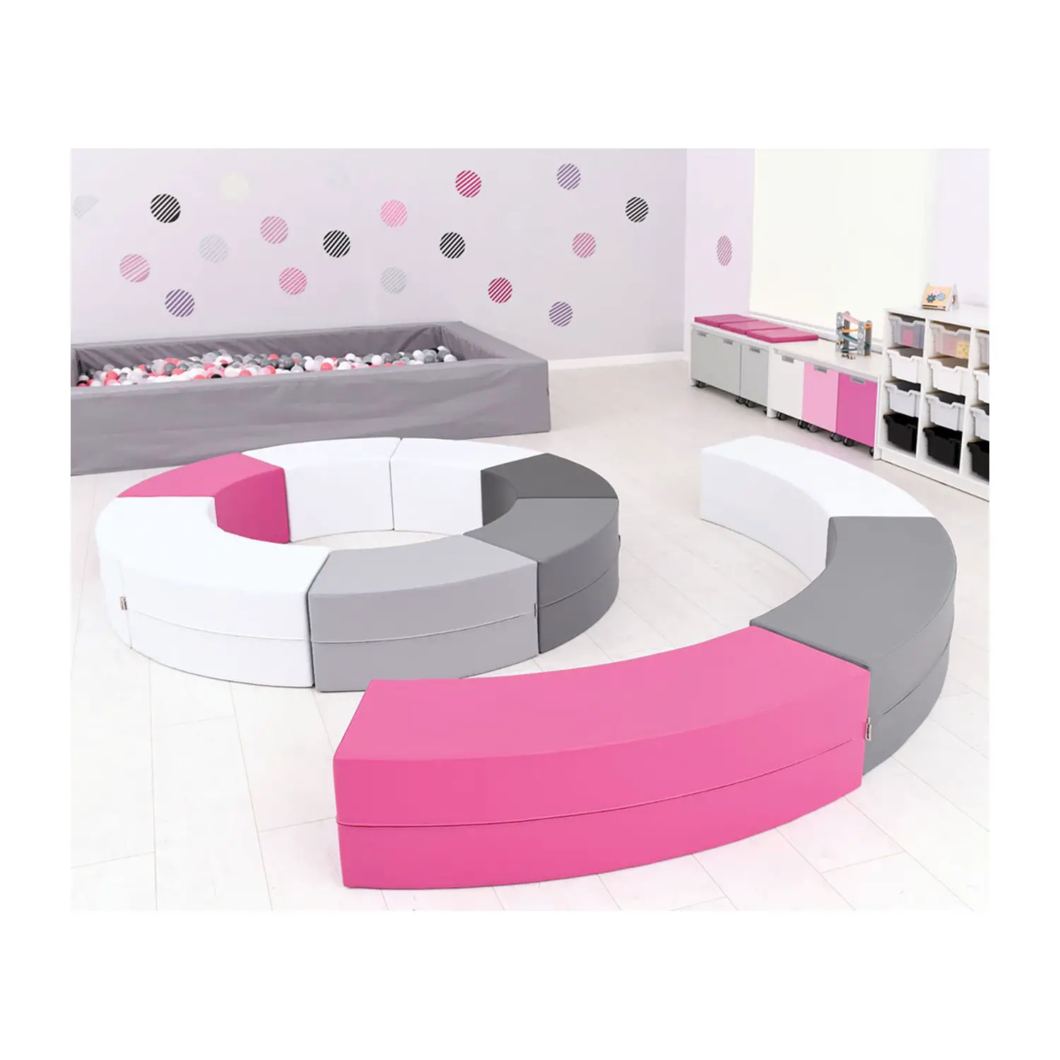 Pouff Grandi Serie Quadro Per Ambienti Scolastici Innovativi - Arredo Nido e Infanzia