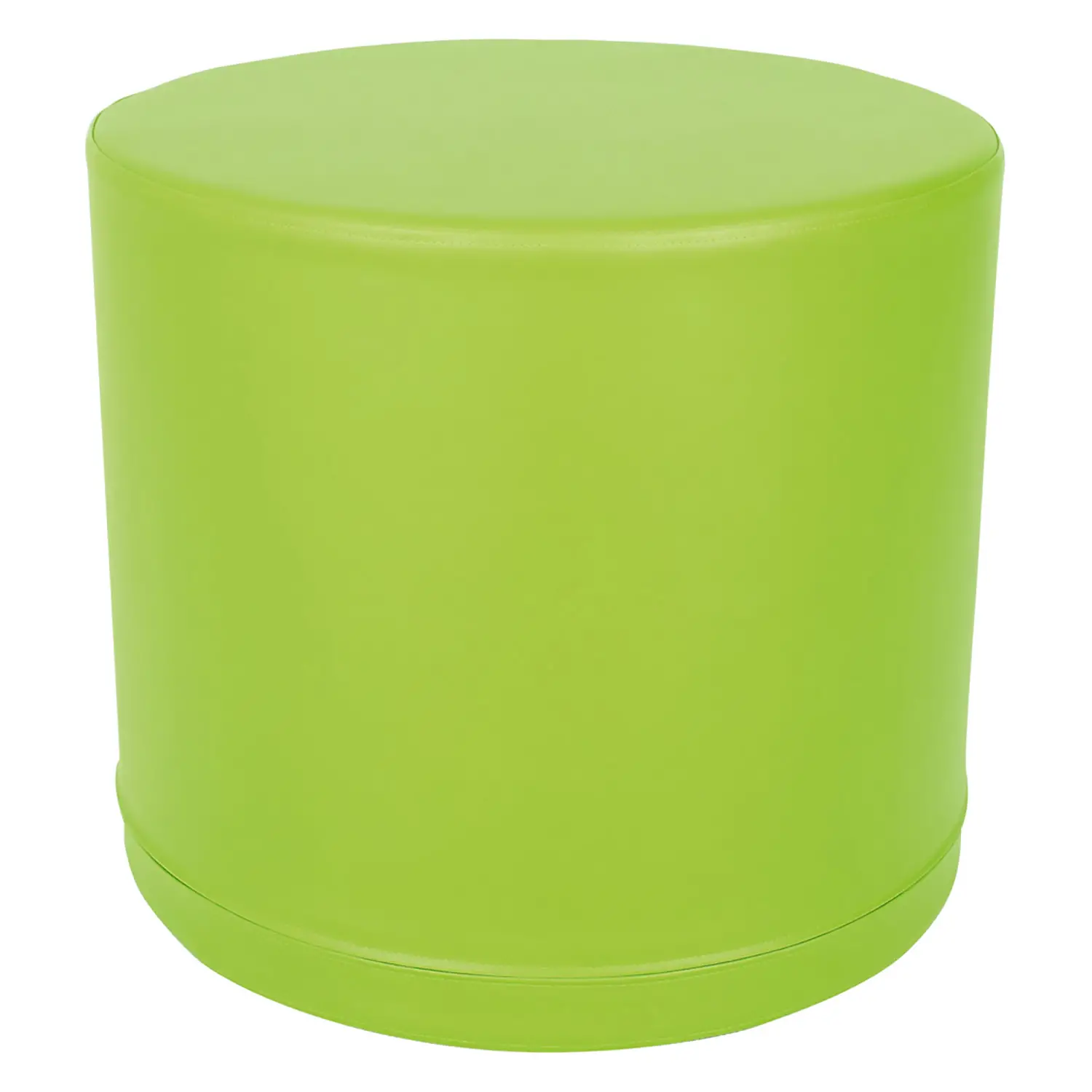Pouff Tondo Cm. 50x45 H Verde Lime Per Ambienti Scolastici Innovativi - Arredo Nido e Infanzia