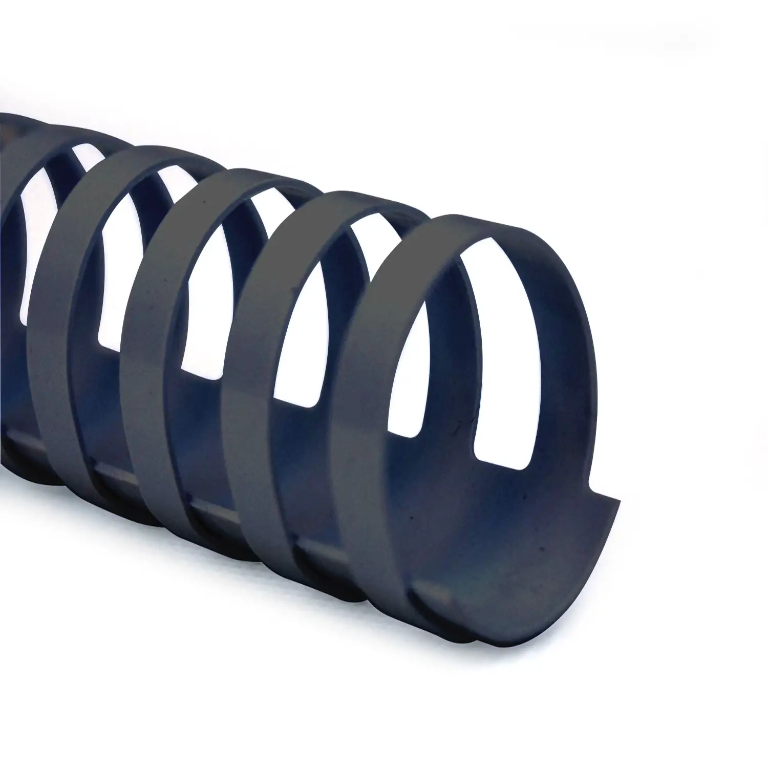 Dorsi a Spirale Plastici Neri Ovali A4 da 38 mm – Capacità 281-340 Fogli - Confezione 50 Pezzi - Rilegare e Plastificare
