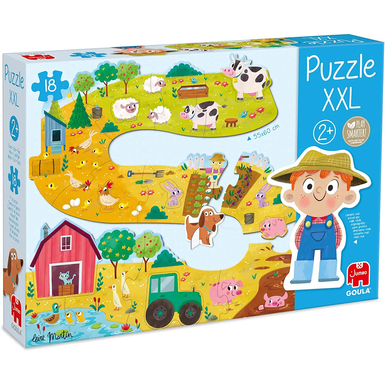 Puzzle Extra Large Fattoria - Puzzle in cartone