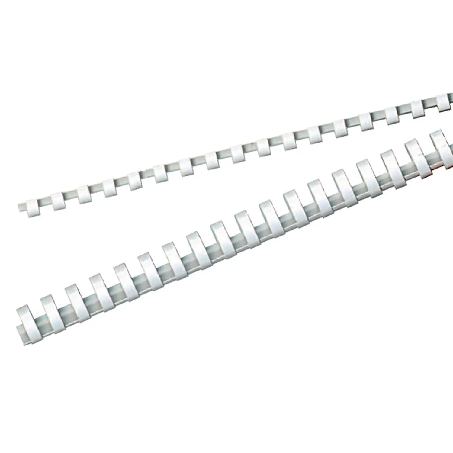 Dorsi per Rilegatura ad Anelli 12 mm Bianchi – 100 Pezzi – 21 Anelli - Rilegare e Plastificare