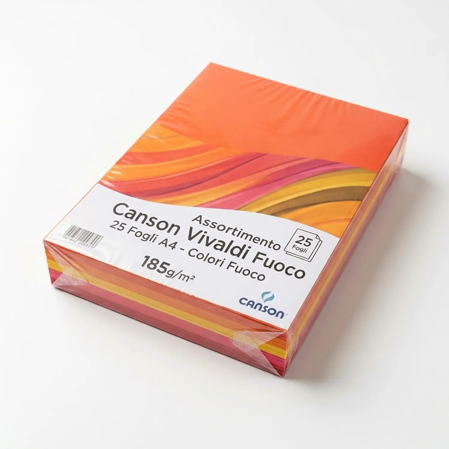 Cartoncino Vivaldi Canson Iris A4 185 g/m² - 25 Fogli Assortimento Fuoco - Carta e cartoncino