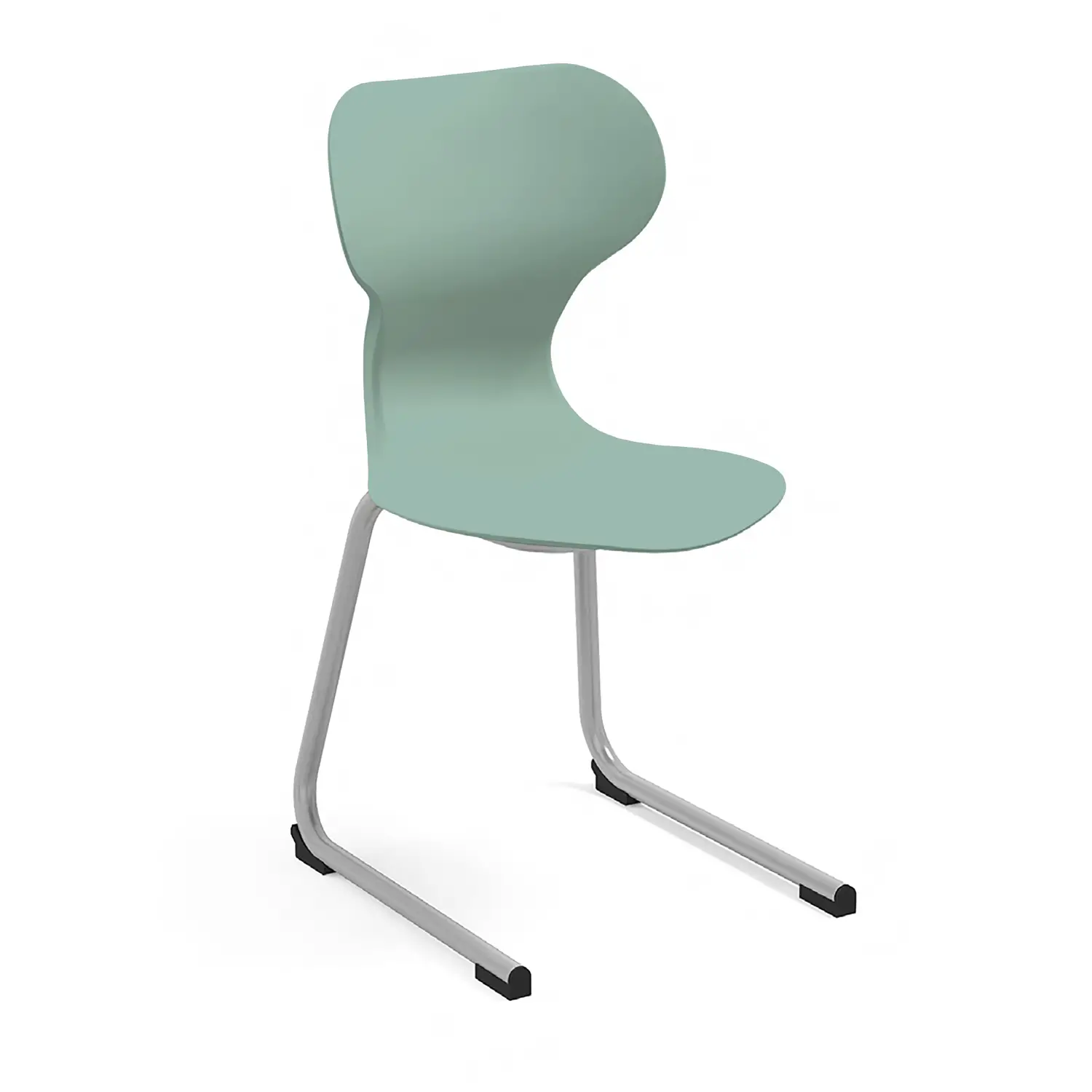 Sedia Mia Cantilever Misura 6 Verde Salvia – Sedia Ergonomica per Scuole - Arredo scuola dell'obbligo