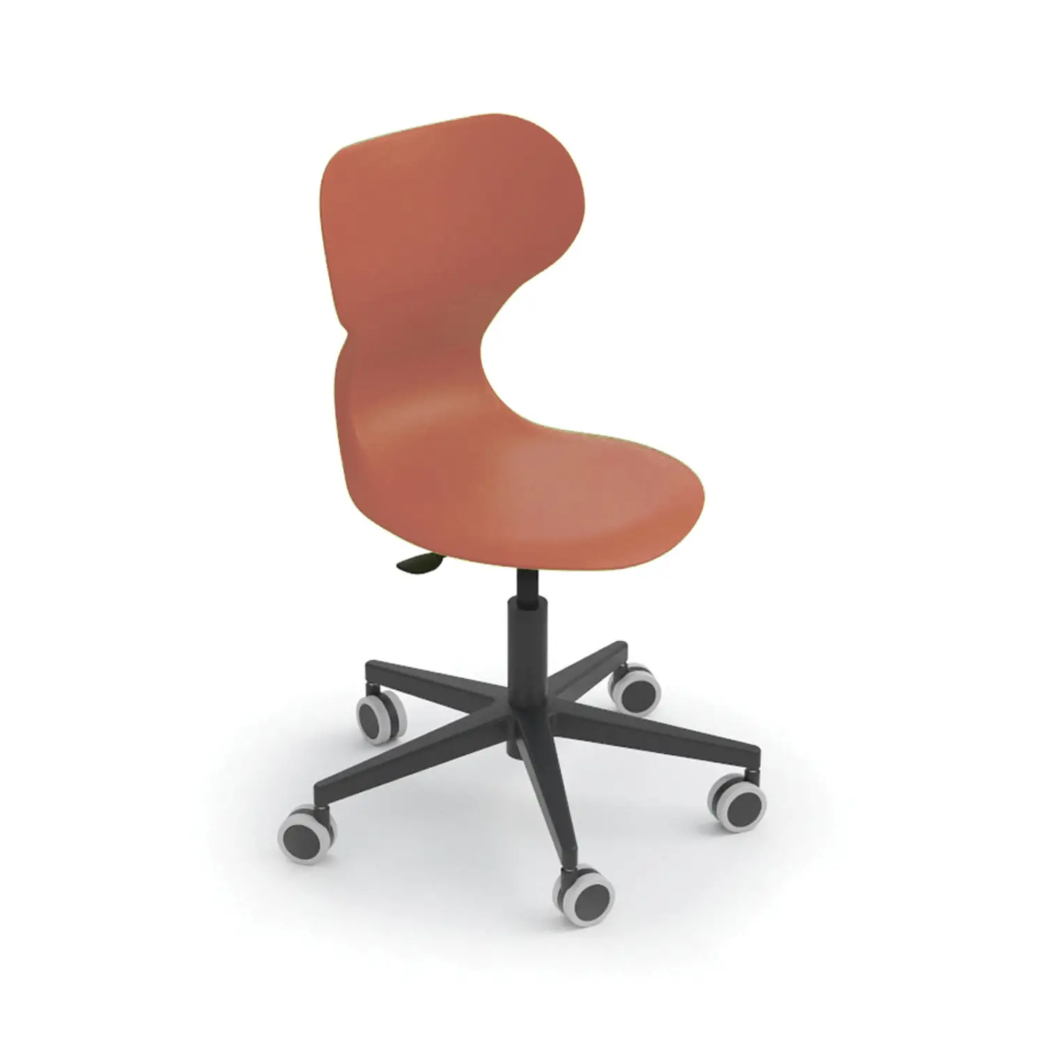 Sedia Mia Lift Regolabile Rossa Misura 4-5-6 – Sedia Ergonomica con Ruote per Scuole - Arredo scuola dell'obbligo