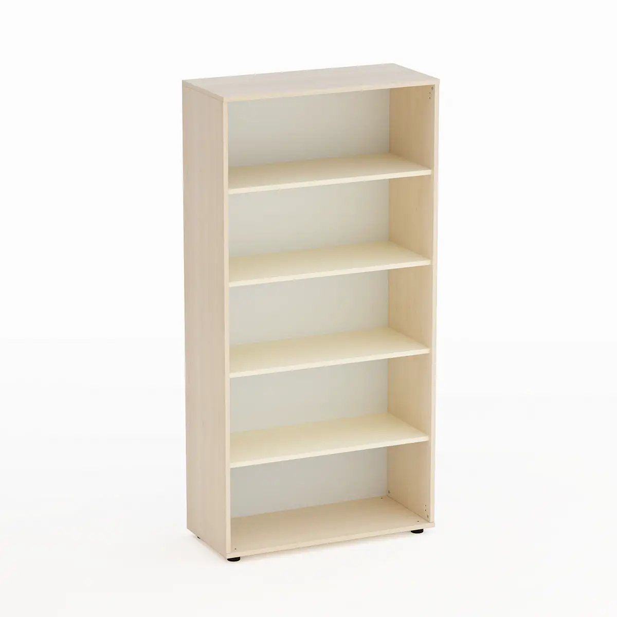 Mobile Kubò Betulla Colonna 5 Vani 180 Cm - Ripiani Magnolia | Conforme CAM - Arredo Nido e Infanzia