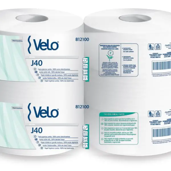 Carta Igienica Jumbo Roll 400 m M.C. – Confezione da 6 Rotoli - igiene