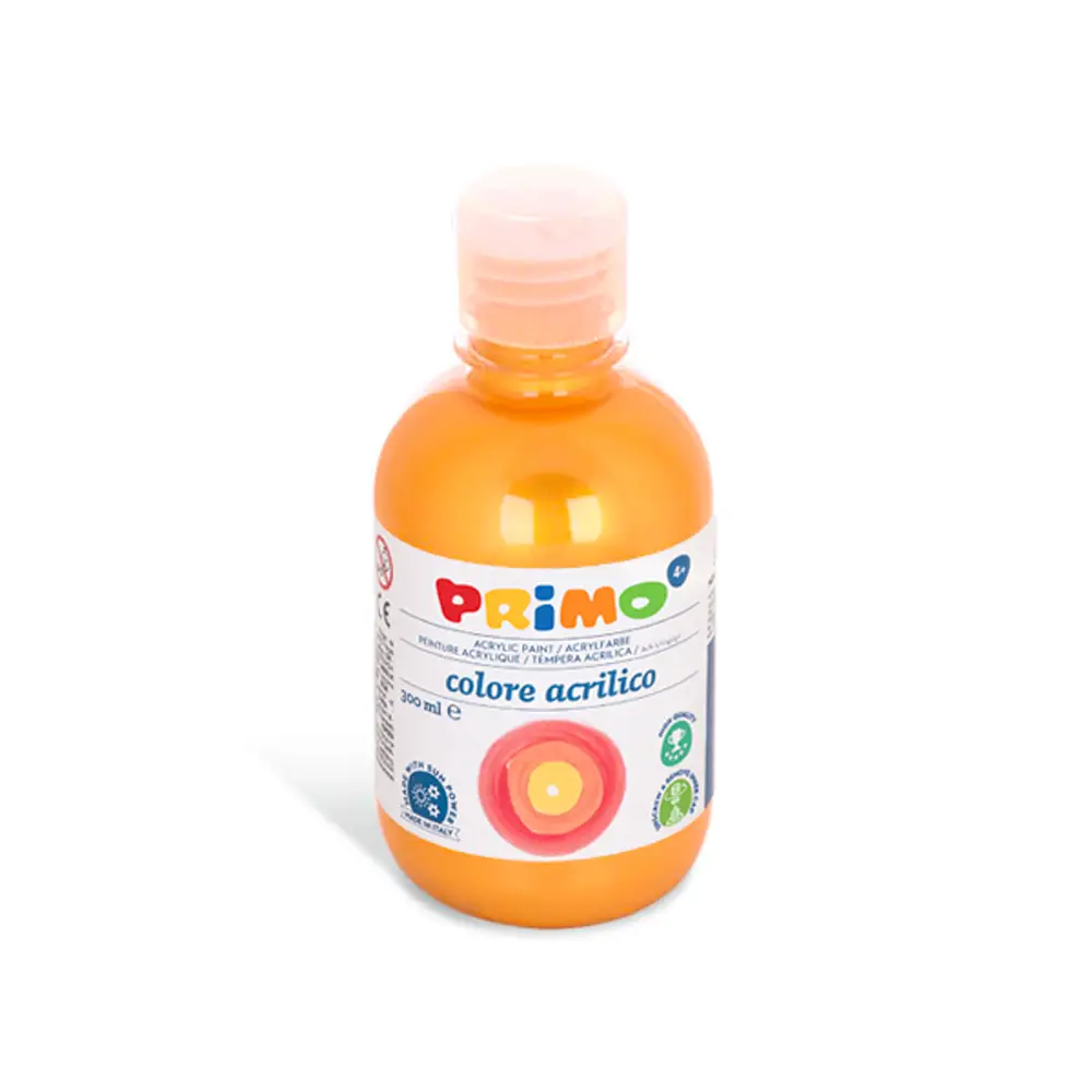 Tempera Acrilica Primo Oro 300 ml – Colore Acrilico ad Acqua ad Alta Coprenza - Tempere