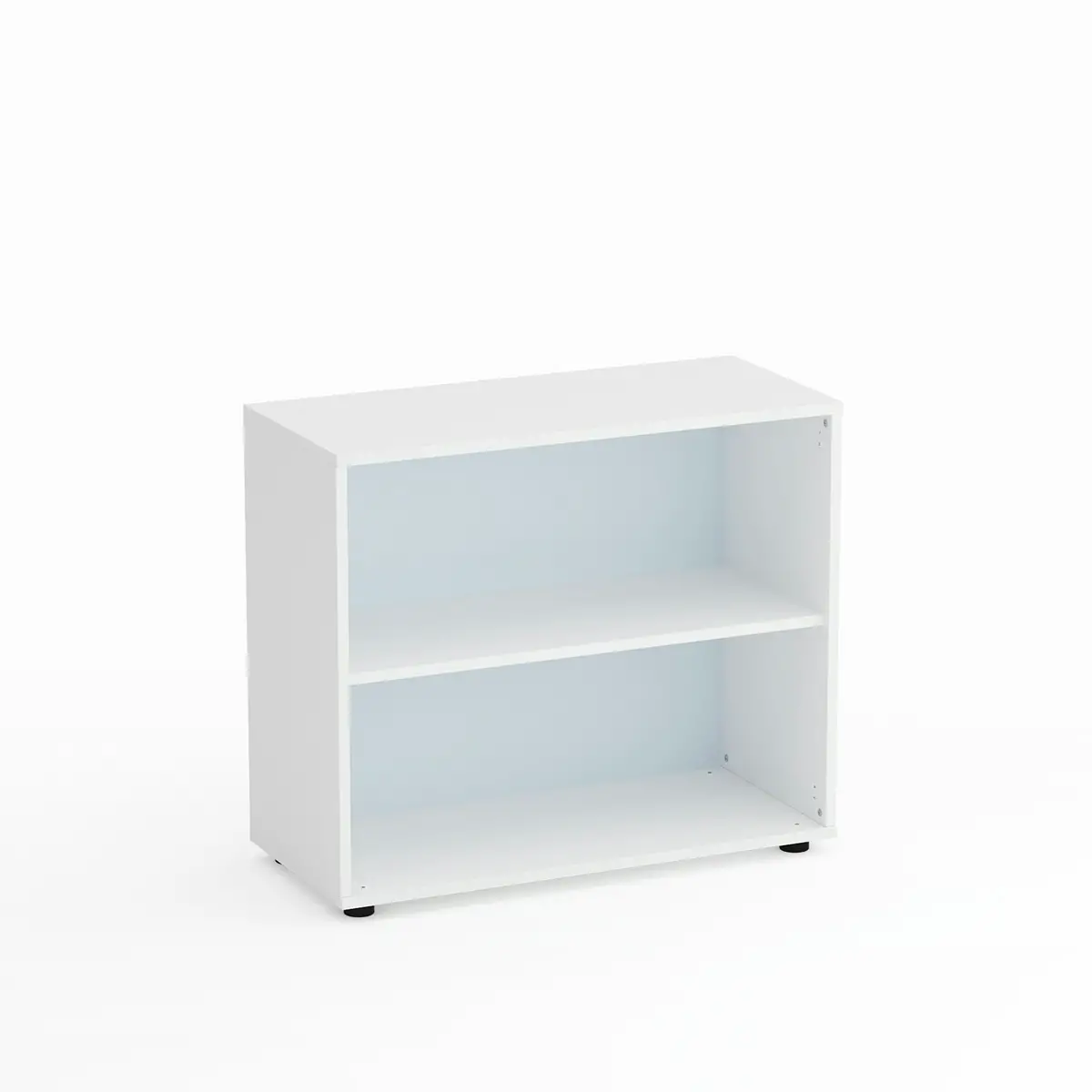 Mobile Scuola Kubò Bianco a Giorno H 75 cm – Ripiani Bianchi | Conforme CAM - Arredo scuola dell'obbligo