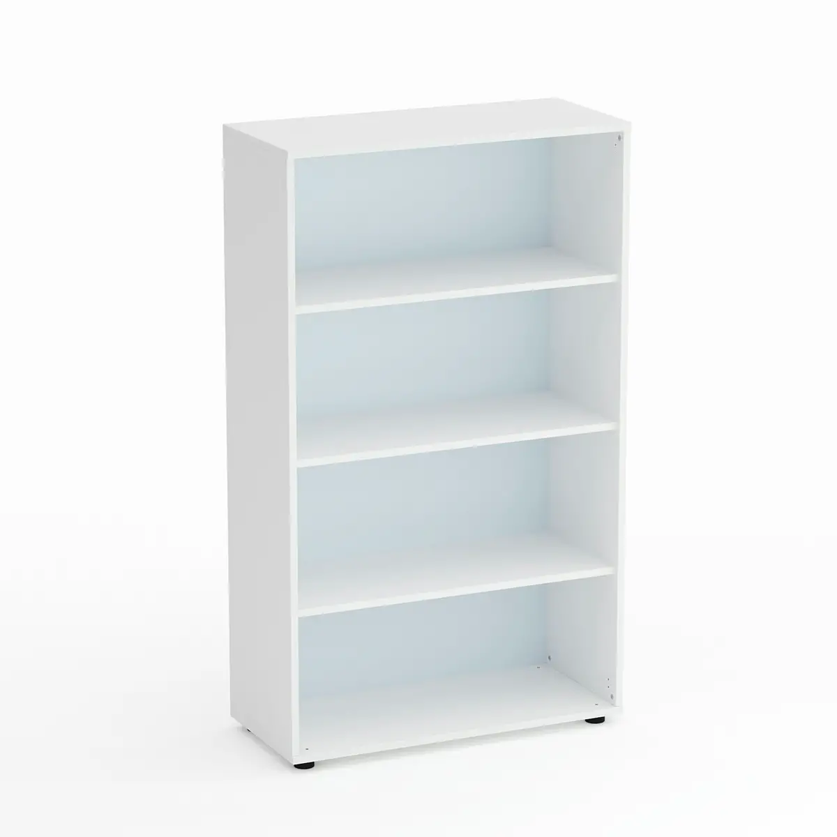 Mobile Scuola Kubò Bianco a Giorno H 150 cm – Ripiani Bianchi | Conforme CAM - Arredo scuola dell'obbligo