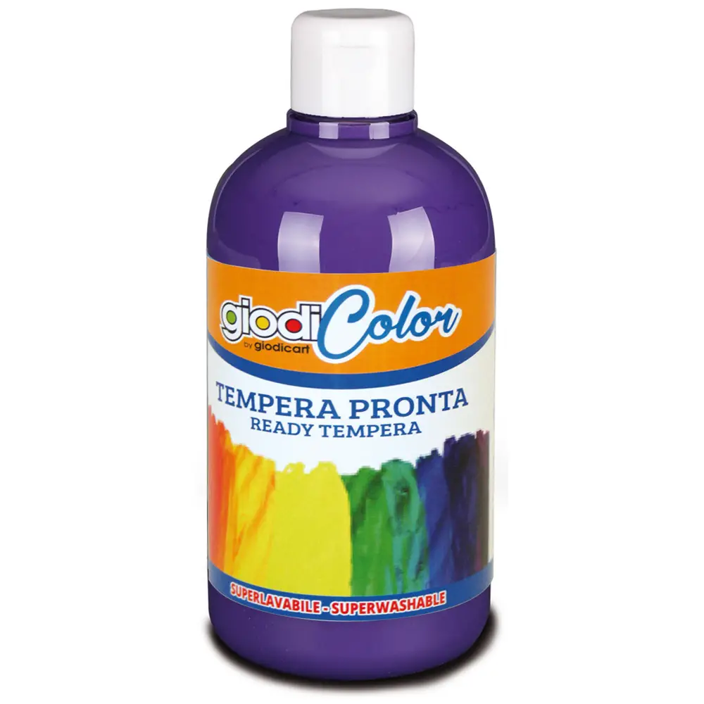 Colore a Tempera Giodicolor Violetto 500 ml – Tempera Pronta Superlavabile - Tempere
