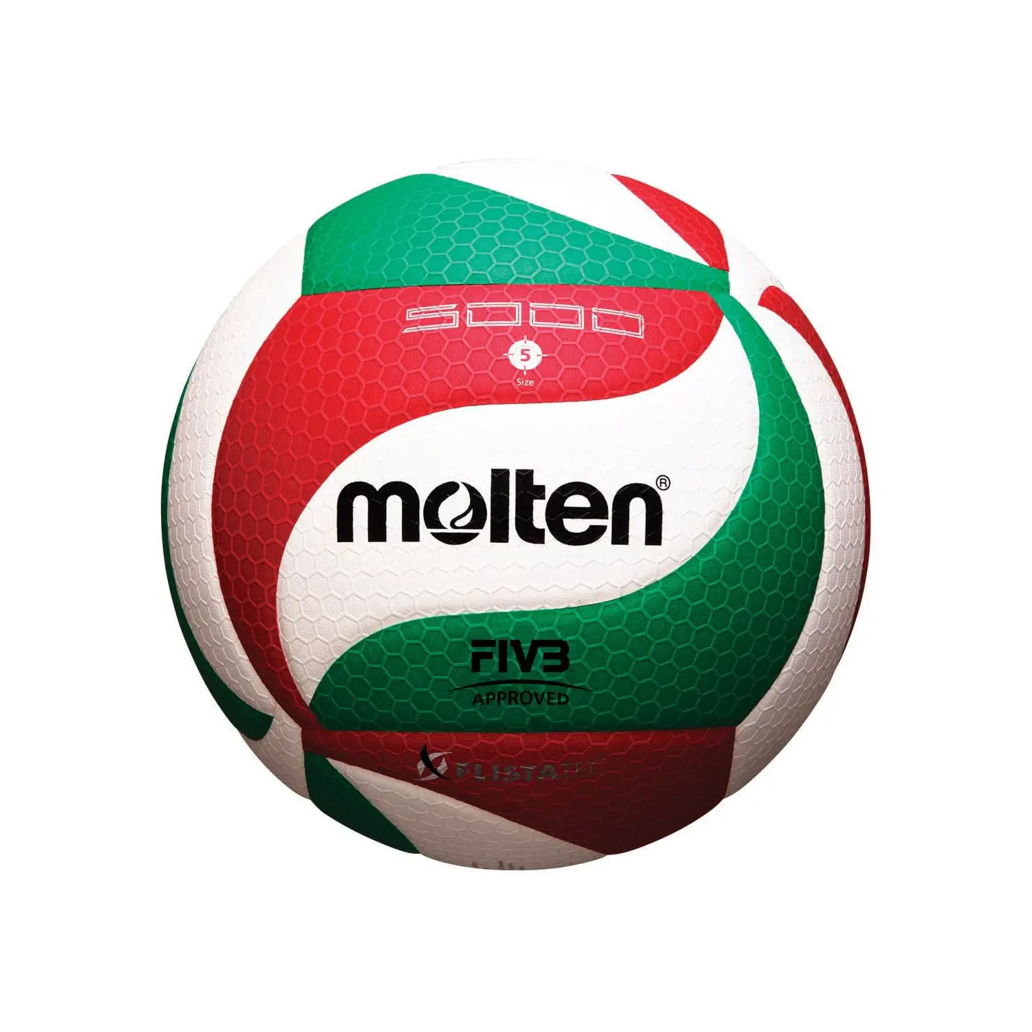 Pallone Volley Gara Omologato Molten V5M5000 Flitastec – FIVB Misura 5 (Consegnato Sgonfio) - Palle e palloni