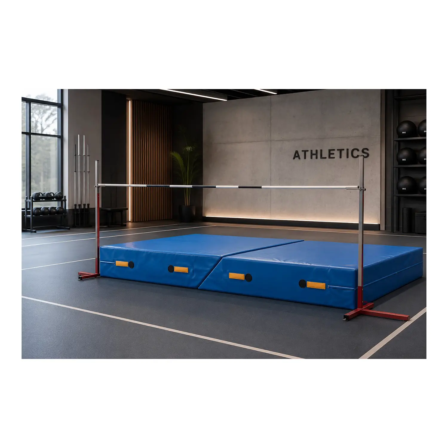Materasso Salto In Alto Cm.400x200x50 - Attrezzature sportive