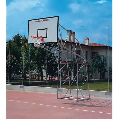 Impianto Basket Fisso Tab. Legno - Attrezzature sportive