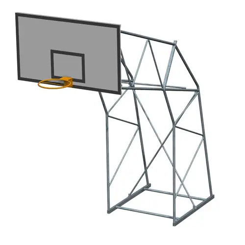 Impianto Basket Fisso Tabelloni Stratificati - Attrezzature sportive